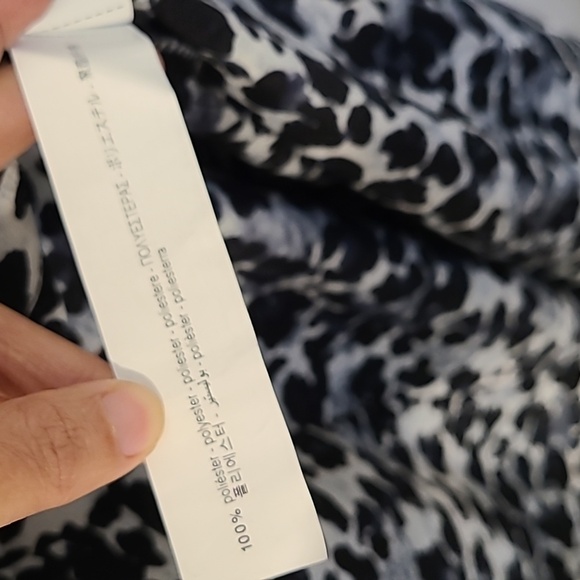 Zara Black and White Midi Sundress with Spaghetti Straps for Casual Nights - Picture 7 of 7